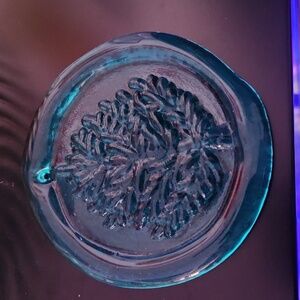 Vintage Green Glass Sun Catcher